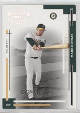 2004 Donruss Throwback Threads Silver Proof /100 Mark Kotsay #148