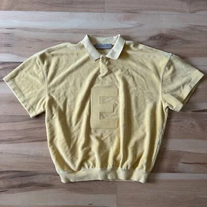 Fear of God Essentials Unisex Kids 10 Short-Sleeve Velour Polo Light Tuscan NWOT - Picture 1 of 10