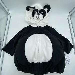 Carter's Baby 2 Piece Panda Bear Black and White Halloween Costume 3-6m - Picture 1 of 6