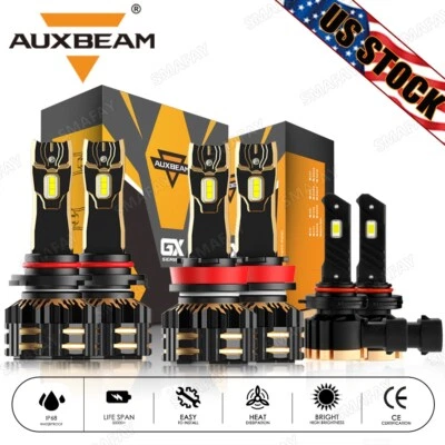 KIT de faros combinados LED CANBUS H11 H11 9005 haz alto/bajo/luz antiniebla amarillo/blanco Foto 1 de 4