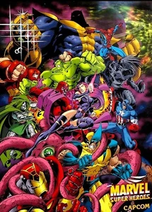 Marvel Capcom Poster 24X36 Free Shipping - Picture 1 of 1