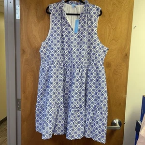 Draper James Summer Vacation Dress Women’s Size 3X NWT - Picture 1 of 8