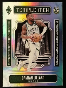 2023-24 Panini Phoenix - Temple Men Damian Lillard #5 plata - Imagen 1 de 2