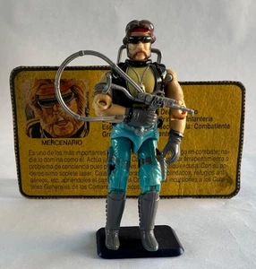 TORCIA GI JOE CON SCHEDA TECNICA COMPLETA PLASTIRAMA ARGENTINA ANNI 80 - Foto 1 di 8