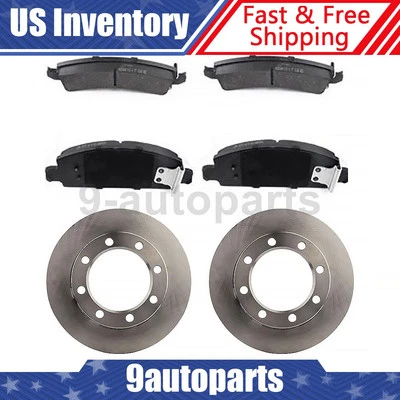 Front Brake Rotors & Brake Pads For 1971 1972 1973 Chevrolet P30 Van - Image 1 of 4