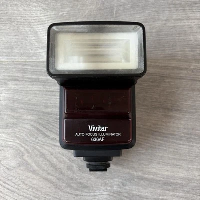 Vivitar 636AF Auto Focus Illuminator Camera Flash Flashgun Working - Image 1 of 4
