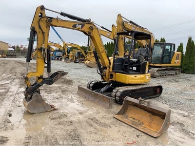 2015 Caterpillar 305E2 CR Mini Excavator Trackhoe Dozer Aux Hyd Thumb QC bidadoo - Image 1 of 4
