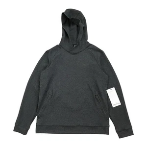 BRAND NEW Lululemon Textured Double Knit Cotton Hoodie Medium M Mens Black Gray - Picture 1 of 4