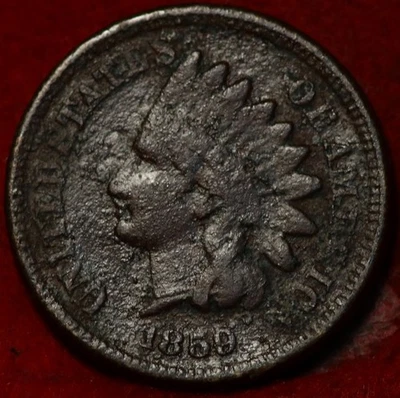 1859 C/N Philadelphia Mint Indian Head Cent - Image 1 of 2