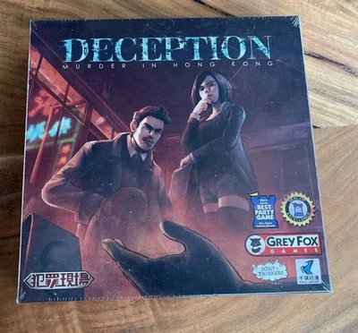 DECEPTION - Murder in Hong Kong, Grey Fox Games, Strategy Card Game NEW & SEALED - Image 1 of 4