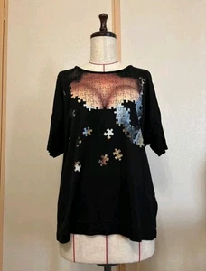 Camiseta Vivienne Westwood Etiqueta Roja Diseño Puzzle Sarah Busto Hecha en Japón - Imagen 1 de 6