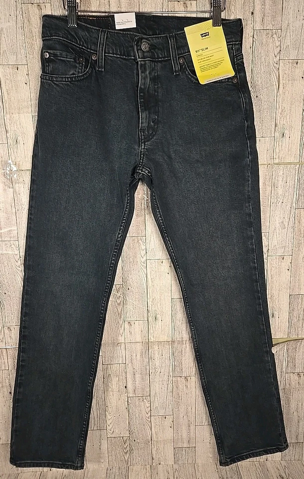 Levi's 511 Slim Flex Jeans 30x32 Blue Stretch Mens