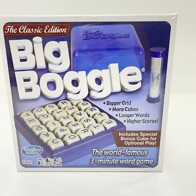HASBRO Big Boggle - The Classic Edition 2017, New & Sealed - Bonus Cube - Image 1 of 4