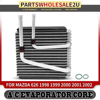 1x Núcleo evaporador de aire acondicionado de aluminio para Mazda 626 1998 1999 2000 2001 2002 a 4/2002 Foto 1 de 4