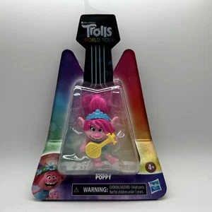 Dreamworks Trolls World Tour Amapola Muñeca Coleccionable Figura Nuevo Regalo Juguetes 8cm - Imagen 1 de 3