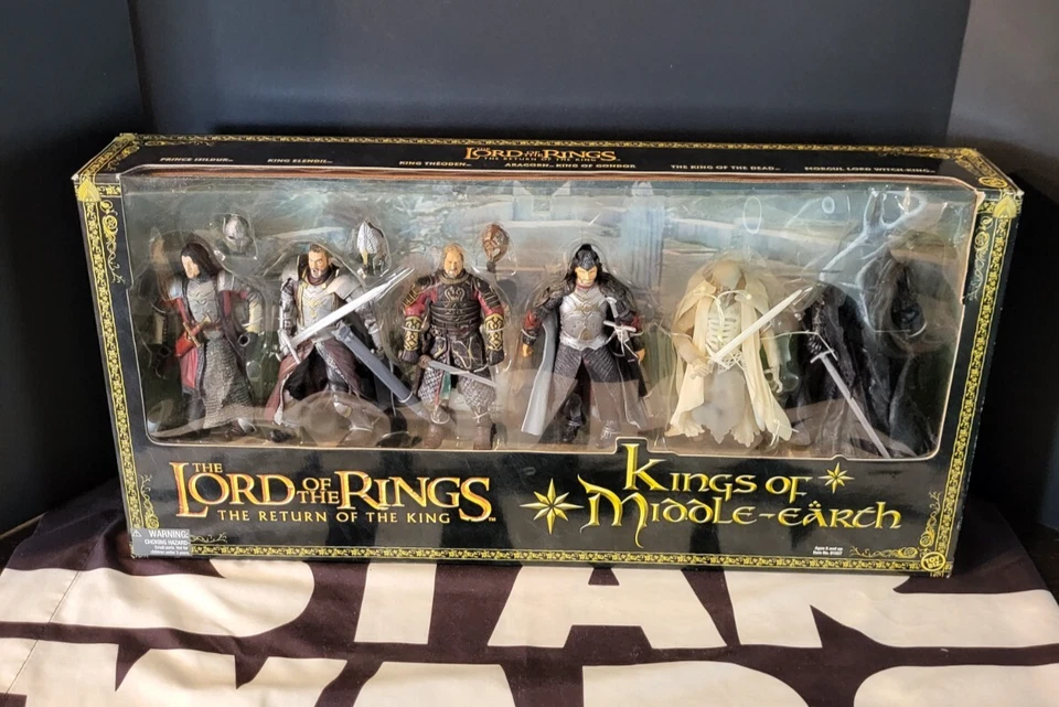 Kings of Middle Earth Paquete de 6 El Señor de los Anillos ToyBiz ROJO NUEVO #2 Foto 1 de 4