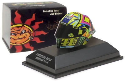 Minichamps Valentino Rossi Helmet - MotoGP 2016 1/8 Scale - Image 1 of 2