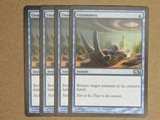 MTG Card - 4 x Unsummon - Magic 2013 M13 - Common - NM
