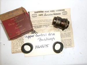 1941-42 Chrysler DeSoto Dodge Plymouth 6 Cyl Upper Control Arm Bushing 1064675 - Picture 1 of 10