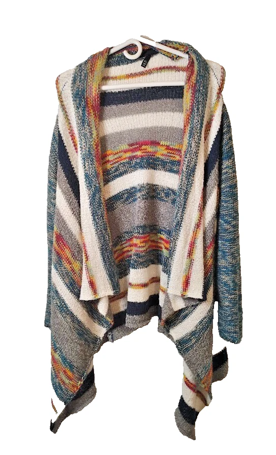 Cárdigan para mujer Allison Britney tono tierra suéter frente abierto suroeste talla XL Foto 1 de 4