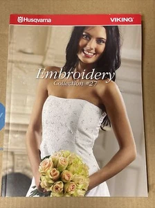 Rare Husqvarna Viking Machine Embroidery Designs Collection #27 Catalog Book - Picture 1 of 17