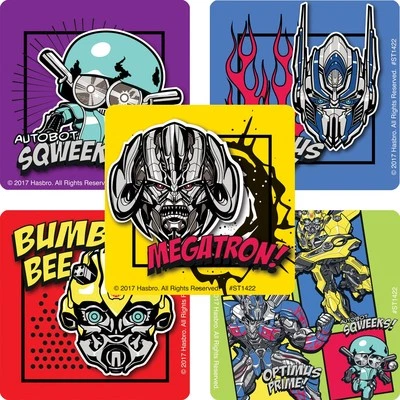 Transformers Stickers x 5 - The Last Knight Movie - Manga Style - Birthday Party — 第 1/4 张图片