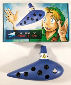 Legend of Zelda Ocarina of Time Replica Songbird Kokiri Edition 7 Hole with Box - Picture 1 of 8