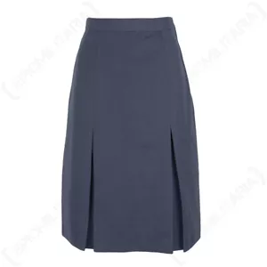 WW2 German Womens Army Luftwaffe Blue Skirt - Military Lined Gabardine Skirt - Picture 1 of 6