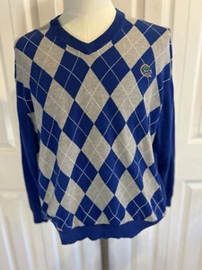 Vesi Sportswear V Neck Men’s Large Sweater Diamond Pattern Florida Gators Logo - Picture 1 of 6