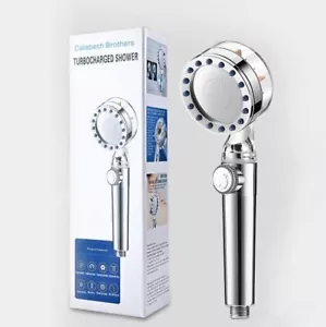 Turbo Shower Head With Handheld High Pressure Showerhead Filtered for Hard Water - Picture 1 of 7