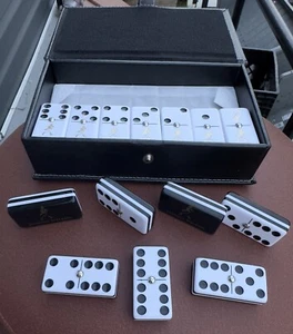 Puerto Rico Domino Game Set Double 6 Jumbo Size Dominoes - Picture 1 of 19