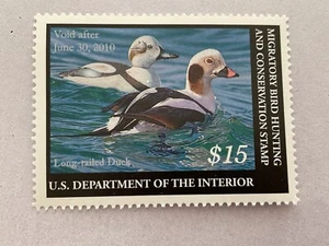 Long-tailed Duck - 2009 Federal Migratory Bird Hunting and Conservation Stamps - Picture 1 of 1