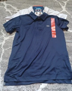 Russell Athletics Youth Boys Size Xs (5/6) Polo Shirt Set Of 2 Color White/Blue  - Picture 1 of 4