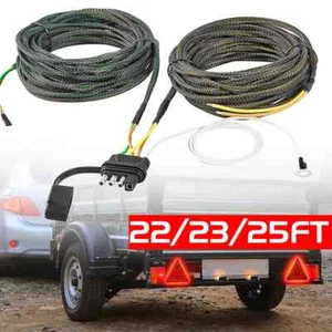 4 Pin 5 Draht Anhänger Kabelbaum, 22/23/25FT Anhänger Kabelbaum Kit, Boot - Bild 1 von 10