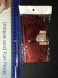 IPHONE 4/4S Red Bling SLIM CASE - Picture 1 of 3