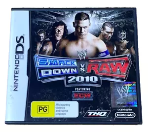 Smack Down Vs Raw 2010 Nintendo DS 3DS Game *Complete* - Picture 1 of 3