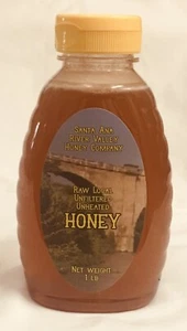 Wildflower Honey - 1 lb - 100% Pure Raw Unfiltered Unpasteurized Honey - Picture 1 of 6
