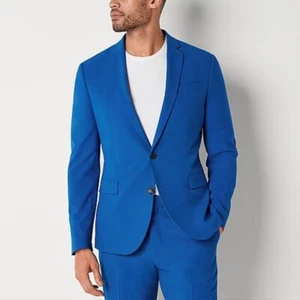 Men's JF J. Ferrar Ultra Comfort Slim Fit Suit Jacket - Cobalt Blue - 42R - NWT - Picture 1 of 1