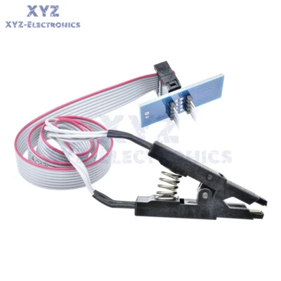 SOIC8 SOP8 Flash Chip IC Test Clips Socket Adpter BIOS/24/25/93 Programmer US - Image 1 of 4