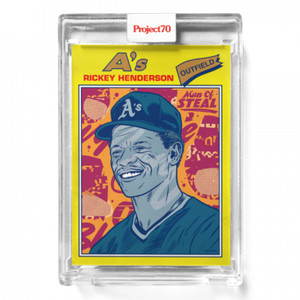 2021 TOPPS PROJECT70 #307 Rickey Henderson