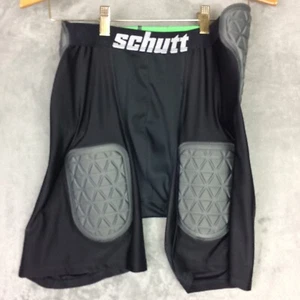 Faja de fútbol acolchada integrada Schutt para hombre talla XXL negra gris verde - Imagen 1 de 16