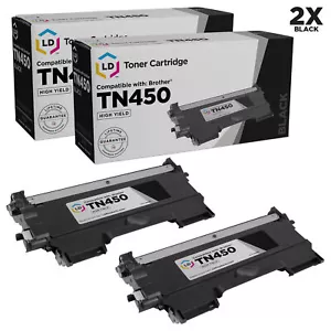 LD Comp TN450 3pk HY toner per Brother TN-450 DCP-7065DN HL-2130 HL-2132 HL-2220 - Foto 1 di 7