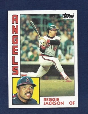 CENTERED ULTRA HIGH GRADE 1984 TOPPS #100 REGGIE JACKSON RAZOR SHARP .99 SH E885 - Image 1 of 2