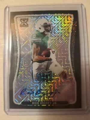 2021 Leaf Metal Draft RICO BUSSEY JR. rookie black mojo auto-2/5-Steelers - Image 1 of 2