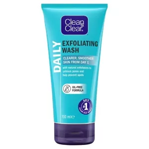 CLEAN & CLEAR Exfoliating Daily Face Wash, Gentle Skincare, 150ml - Picture 1 of 8