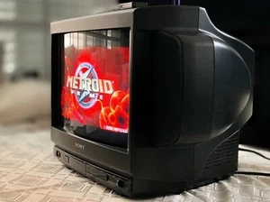 SONY TRINITRON 16 INCH ๐RaRe๐ Vintage Arcade Retro Gaming CRT TV - Picture 1 of 4