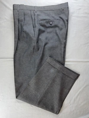 Pantalones de vestir Claiborne plisados/puños transpirables lavables de microfibra. 34X29, ¡NUEVO CON ETIQUETAS! Foto 1 de 4