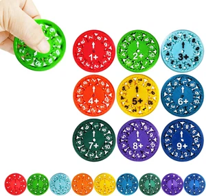 3D Printed Math Fidget Spinners Toys,3D Printed Math Fact Fidget Spinners for Ki - Picture 1 of 17