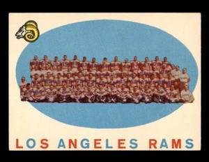 1959 Topps #76 Los Angeles Rams EX-MT+ - Foto 1 di 2