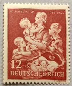 Deutsches Reich 1943 Michel 859, 10 Jahre Winterhilfswerk postfrisch, - Bild 1 von 1